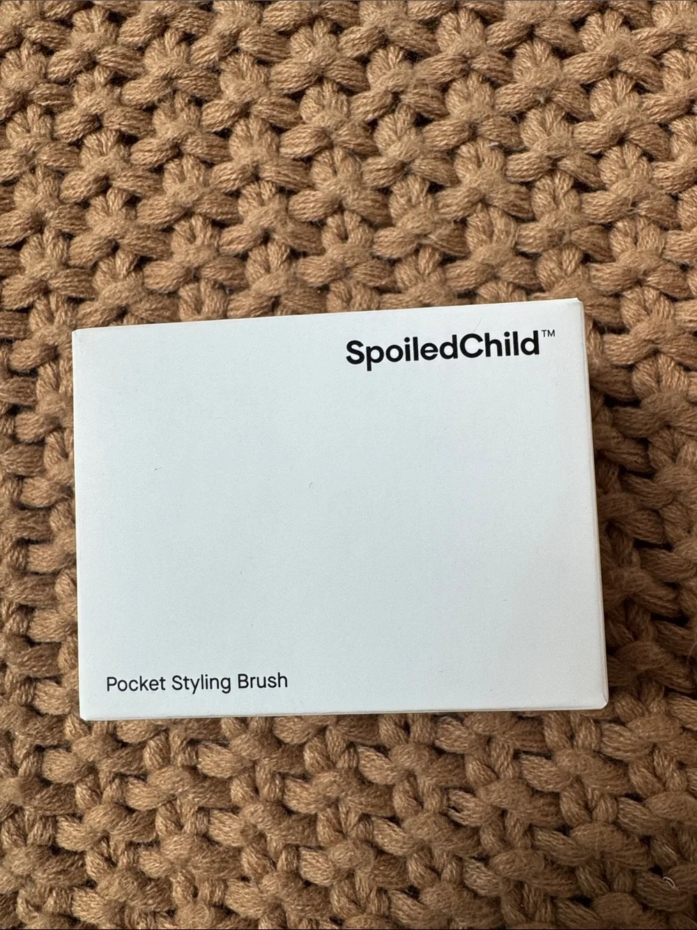 NEW SpoiledChild Pocket Styling Hair Brush Scalp Massage Travel Portable - White - Picture 5 of 7